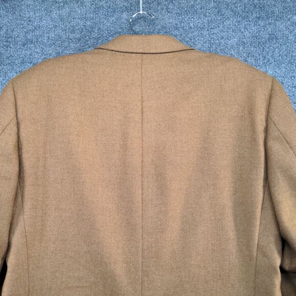 John W. Nordstrom Men's Blazer Suit Jacket Brown Actual 40x31.5 Cashmere - Picture 6 of 14